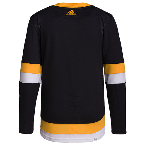 BOSTON BRUINS ADIDAS ADIZERO PRIMEGREEN AUTHENTIC BLACK THIRD JERSEY