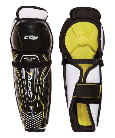CCM ULTRA TACKS 2.0 YTH SHIN GUARDS