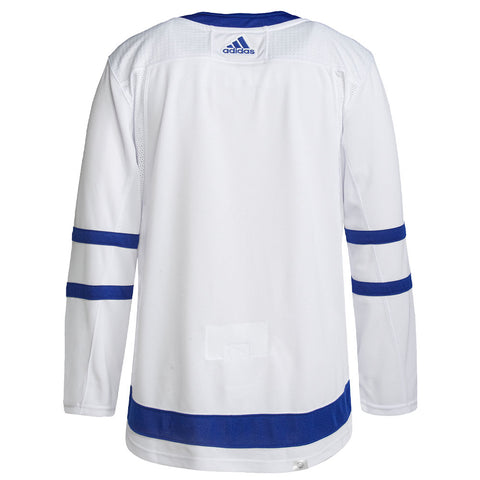TORONTO MAPLE LEAFS ADIDAS ADIZERO PRIMEGREEN AUTHENTIC WHITE AWAY JERSEY