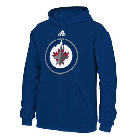 WINNIPEG JETS ADIDAS MEN'S BIG LOGO HOODIE
